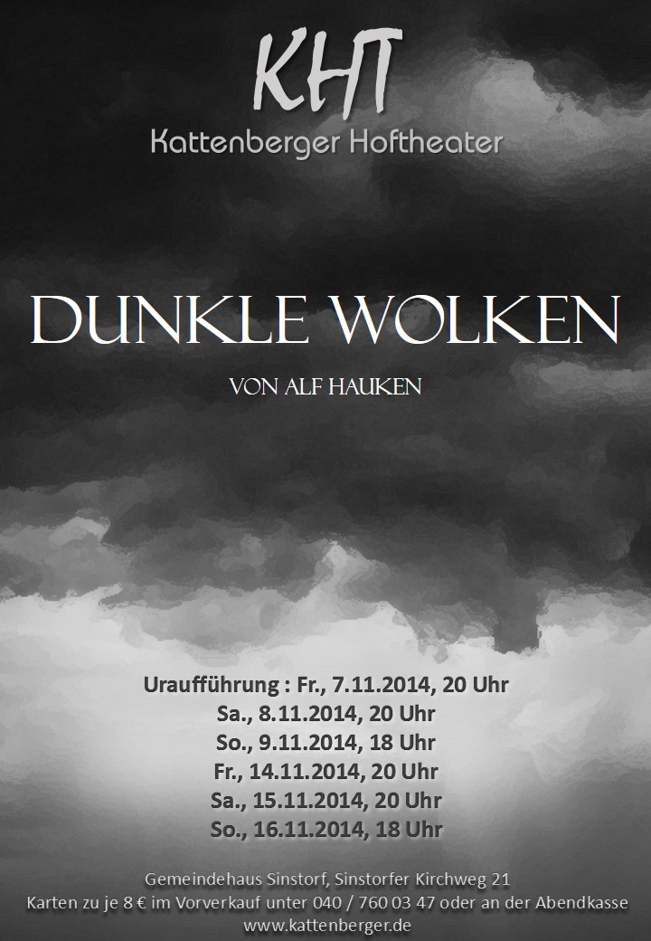 Plakat oder Bild zu Dunkle Wolken